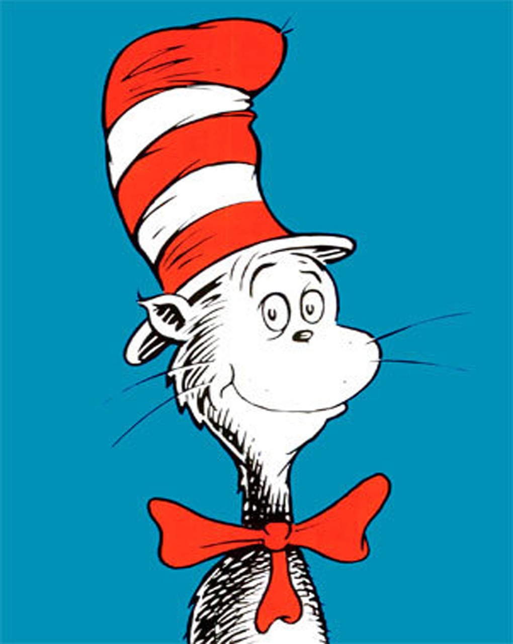 cat in the hat face drawing