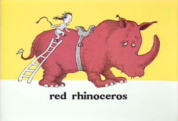 Rupert the red rhinoceros