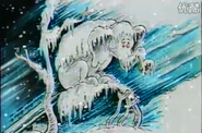 And icicles hung from his trunk and his feet