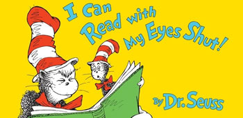 I Can Read with My Eyes Shut! | Dr. Seuss Wiki | Fandom