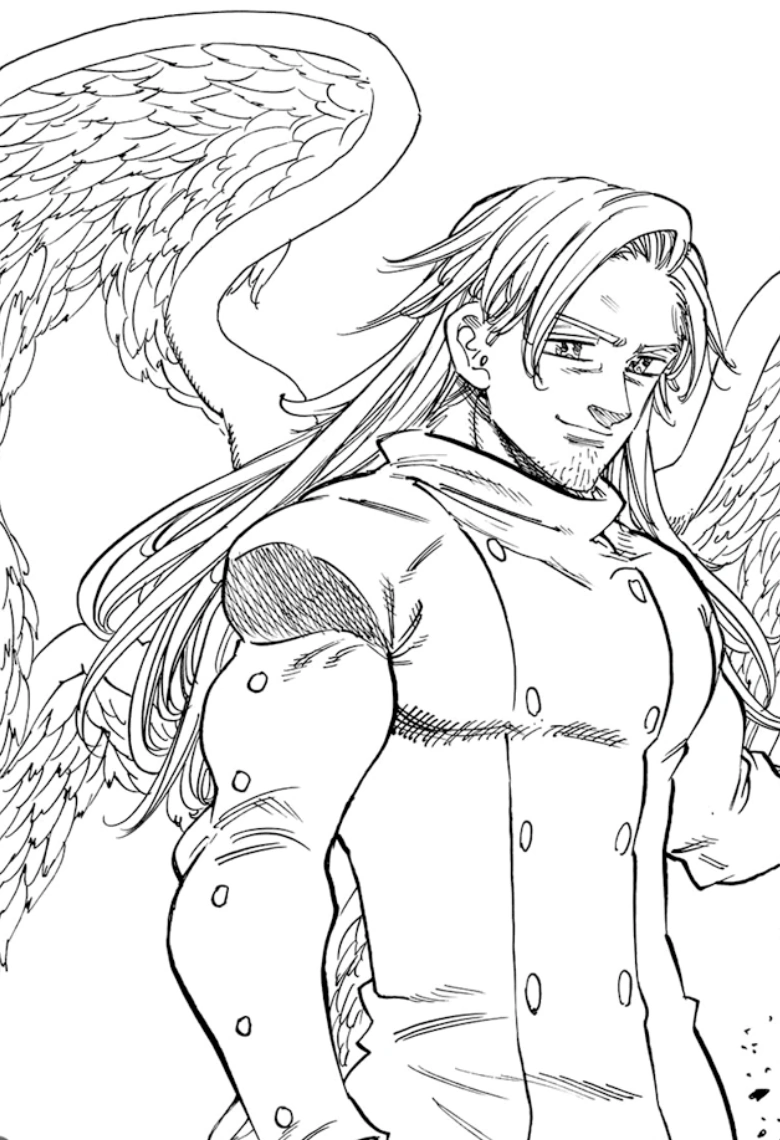 Les 4 Archanges Seven Deadly Sins Mael | Wiki Seven Deadly Sins | Fandom