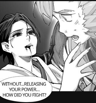 Sun Wukong holds Xuanzang