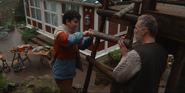 304 Otis and Jakob help build a treehouse in the Milburn House 2