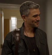 Franklyn smiling at Charlotte (offscreen)