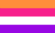 Lesbian flag by DaMonkey1.