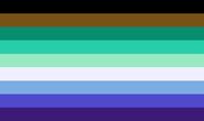 Alternate Gay Man Flag by Tumblr user gayflagblog[27][28]