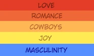Alternate Gay Man Flag with Color Meanings by Tumblr user weirdautumn[37]