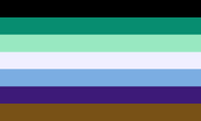 Alternate Gay Man Flag by Tumblr user gayflagblog[27]