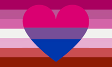 The original biromantic lesbian flag.