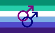 Alternate Gay Man Flag by Tumblr user gayflagblog[25]