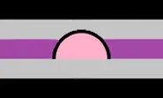 Semifictosexual flag by Fandom user Andy is Weird