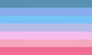 Ceromeric flag for Romerics attracted to cisgender women (exclusively or not)