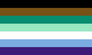 Alternate Gay Man Flag by Tumblr user gayflagblog[27]