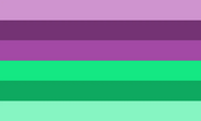 The alternate Heteroflux flag was made by DeviantArt user called Pride-Flags