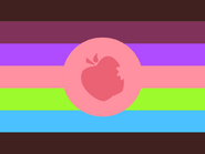 Alternate Absorsexual Flag by Fandom user HelenDaMelon[1]