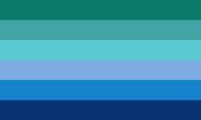 Alternate Gay Man Flag by Tumblr user imoga-pride[63]