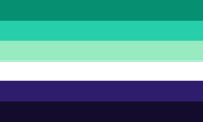 Fourth Alternate Gay Man Flag by Tumblr user mlmlover-thoughts[17]