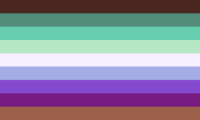 Alternate Gay Man Flag by Tumblr user gayflagblog[29]