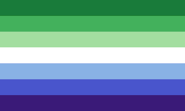 Alternate Gay Man Flag by X user @.akides_[13][14][15][16]