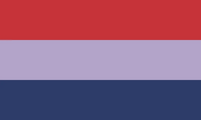 Bayonet Bisexual flag by Reddit user itsfloat