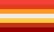 Sun Lesbian flag by deactivated Tumblr blog