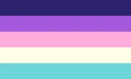 The Aurora Lesbian/Inclusionist Lesbian flag by Tumblr user ferretwlw