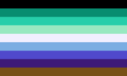 Alternate Gay Man Flag by Tumblr user gayflagblog[27]