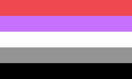 Akoisexual Flag by Tumblr user TheGenderfluidLifeChoseMe[6][8]