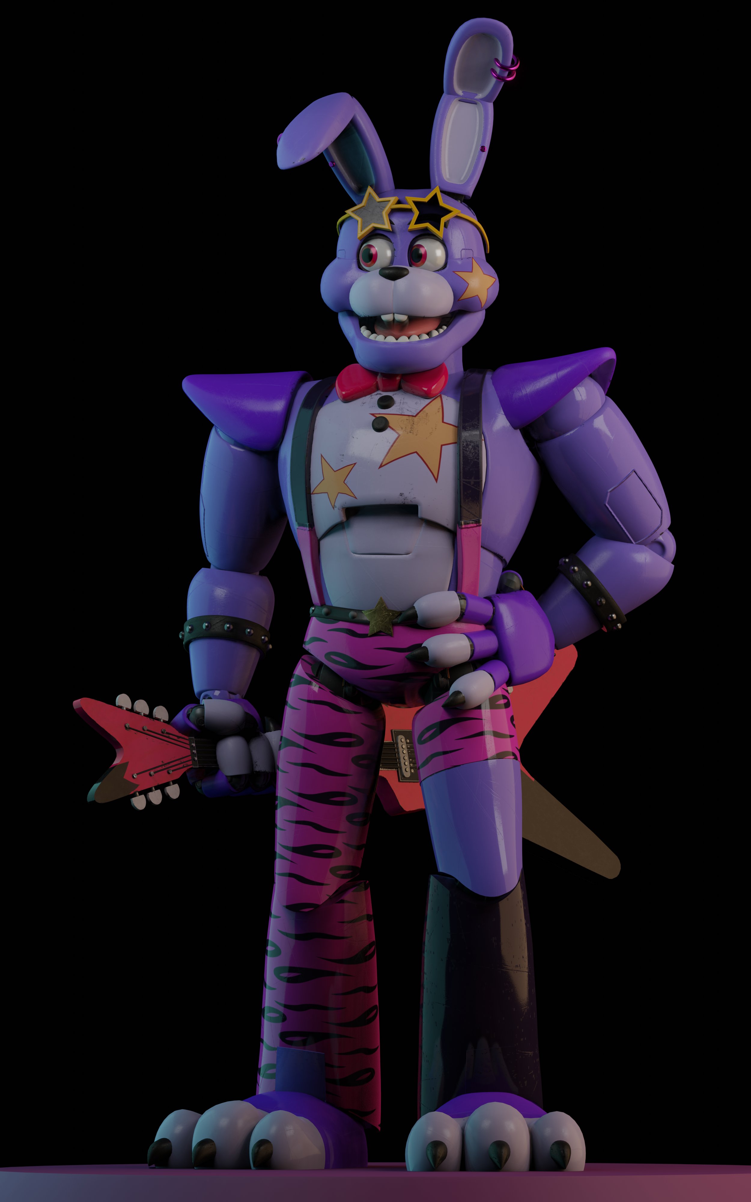 Why is Glamrock Bonnie from Ruin look different from the Bonnie