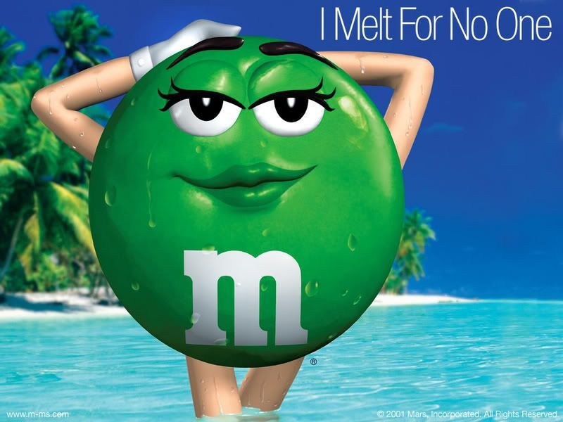 Green M&M