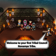 Nonamye at their first Tribal Council.