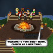 Luna at their third Tribal Council.