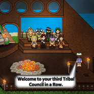 Ho'Aku at their third Tribal Council.