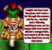 Bowser Jr.'s final words.