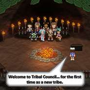 Amatri at their third Tribal Council.