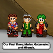 Marius, Gatemaster, and Miranda in the Final Three.