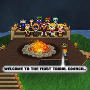 Luna at their first Tribal Council.