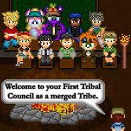 Lokubar at their first Tribal Council.