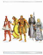 Priests of Red Knight, Savras, Nobanion, Jergal, Lurue