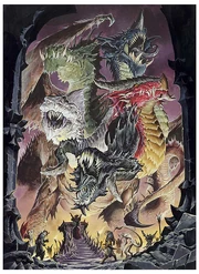 Tiamat w swoim gnieździe