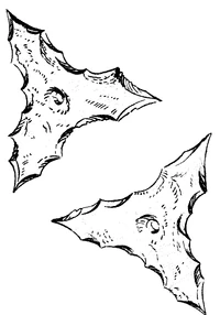 Czatkcza, broń miotana tri-krinów