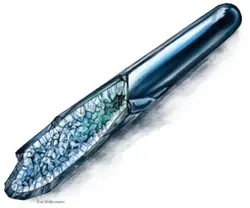 Stary projekt fragmentu siedmioczęściowego berła