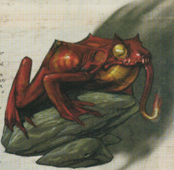 Firetongue frog