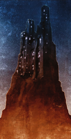 Candlekeep at Night