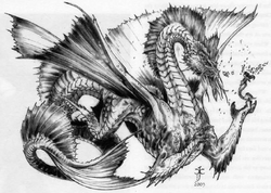 Aquatic Dragon (Tellene)