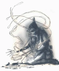 Mag używający magicznych kluczy na Arborei