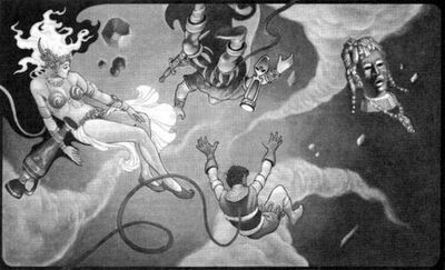 Dryfujące w Astralu ciała bogów