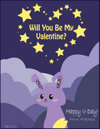 Veronica distributed these cards on Valentine's Day to every member of the SGPA.