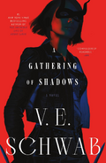 Lila, on the US paperback of A Gathering of Shadows.