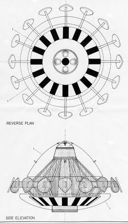 C895.★★ufo ★★ CARLTON GERRY ANDERSON UFO S.H.A.D.O. INTERCEPTOR WITH UFO